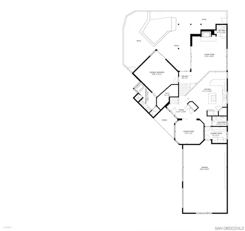 Floorplan - 10164 Vivera Dr, La Mesa, CA 91941 photo 1 of 2