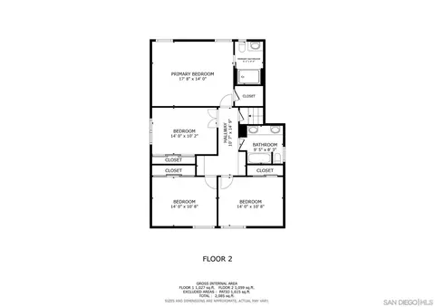Floorplan - 102 Cerro St, Encinitas, CA 92024 photo 2 of 3