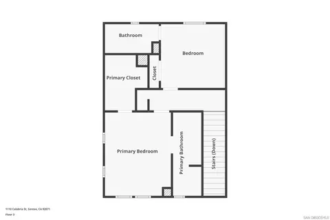 Floorplan - 1110 Calabria St, Santee, CA 92071 photo 1 of 4