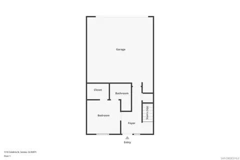 Floorplan - 1110 Calabria St, Santee, CA 92071 photo 2 of 4