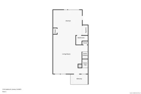 Floorplan - 1110 Calabria St, Santee, CA 92071 photo 4 of 4