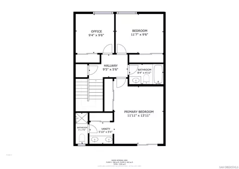 Floorplan - 1122 Grape St, San Marcos, CA 92069 photo 2 of 2