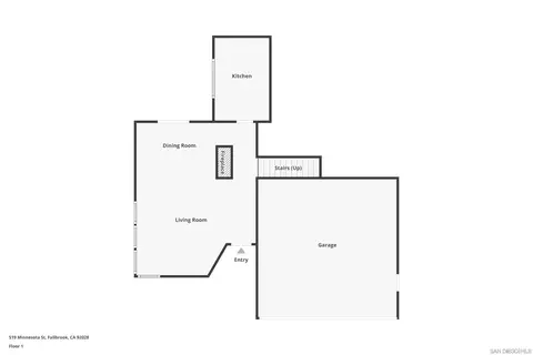 Floorplan - 519 Minnesota St, Fallbrook, CA 92028 photo 1 of 3