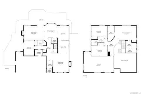 Floorplan - 12710 Treeridge Ter, Poway, CA 92064 photo 3 of 3