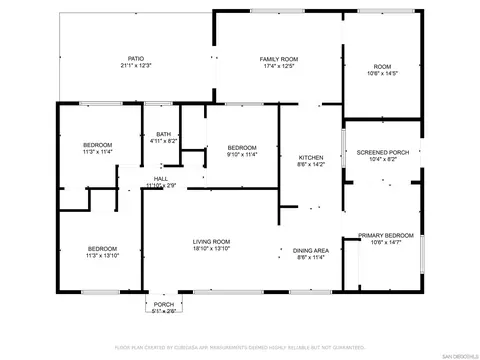 Floorplan - 5111 Roscrea Ave, San Diego, CA 92117 photo 1 of 1