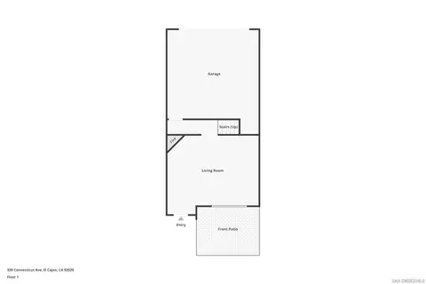 Floorplan - 339 Connecticut Ave, El Cajon, CA 92020 photo 1 of 4