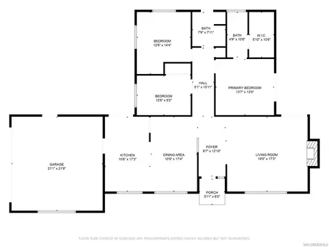 Floorplan - 1961 Pine View Rd, Alpine, CA 91901 photo 1 of 1