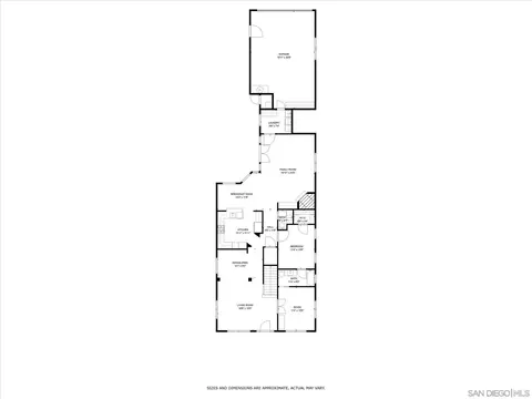 Floorplan - 260 H Ave, Coronado, CA 92118 photo 1 of 4