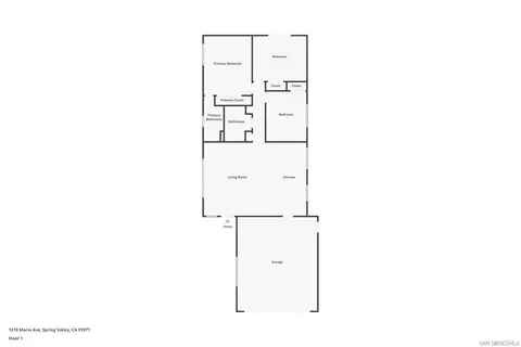 Floorplan - 1210 Maria Ave, Spring Valley, CA 91977 photo 1 of 1