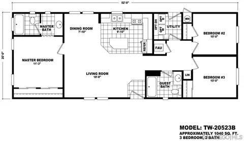 Floorplan - 12044 Royal Rd #63, El Cajon, CA 92021 photo 1 of 1