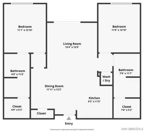 Floorplan - 4155 Executive Dr #E109, La Jolla, CA 92037 photo 1 of 1