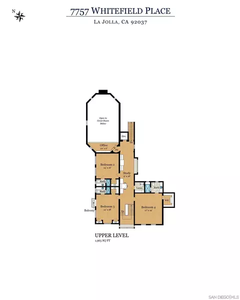 Floorplan - 7757 Whitefield Pl, La Jolla, CA 92037 photo 2 of 3