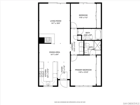 Floorplan - 812 E Washington Ave #A, Escondido, CA 92025 photo 1 of 1