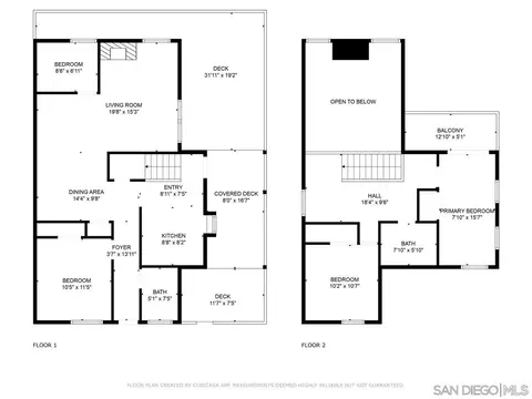 Floorplan - 4851 Belvedere Dr, Julian, CA 92036 photo 1 of 1