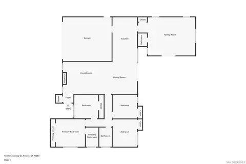Floorplan - 13306 Tawanka Dr, Poway, CA 92064 photo 1 of 1