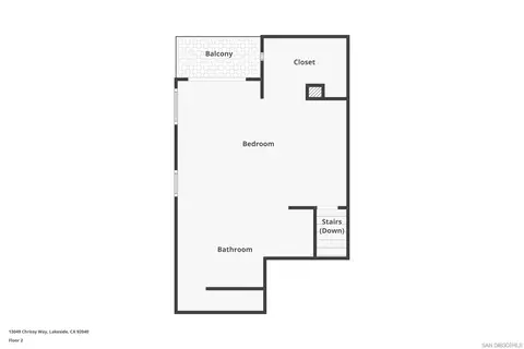 Floorplan - 13049 Chrissy Way, Lakeside, CA 92040 photo 2 of 3