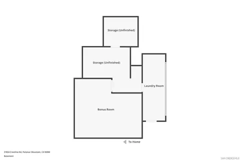 Floorplan - 21824 Crestline Rd, Palomar Mountain, CA 92060 photo 2 of 3