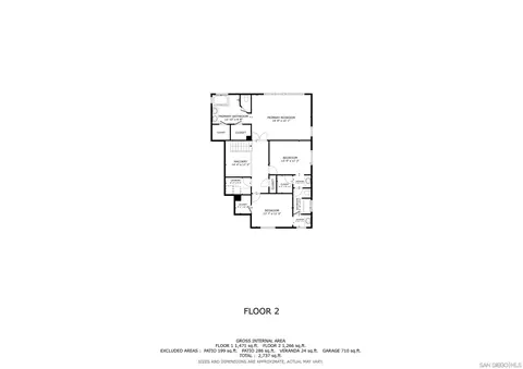 Floorplan - 10835 Sima Ct, Santee, CA 92071 photo 2 of 2