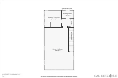 Floorplan - 7212 Columbine Dr, Carlsbad, CA 92011 photo 1 of 3