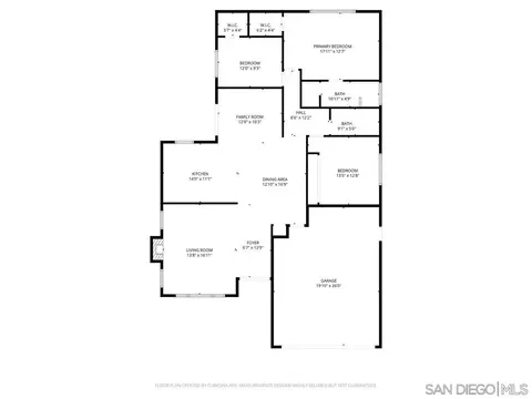 Floorplan - 12431 Ridgeton Dr, Lakeside, CA 92040 photo 1 of 1