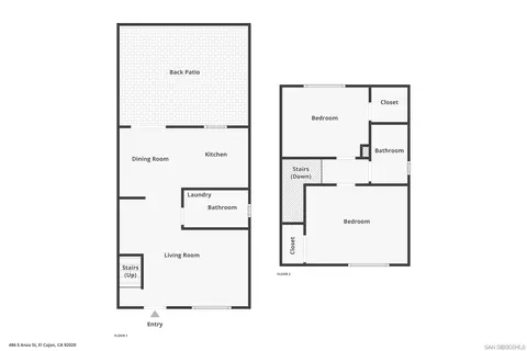 Floorplan - 486 S Anza St, El Cajon, CA 92020 photo 3 of 3