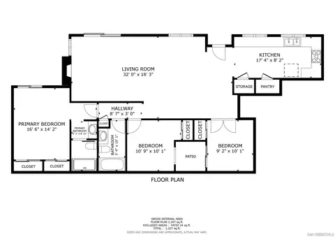 Floorplan - 10314 Rochelle Ave, Santee, CA 92071 photo 1 of 1