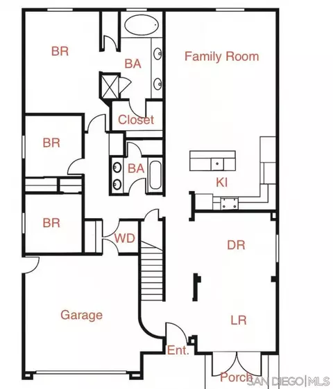 Floorplan - 622 Brae Mar Ct, Encinitas, CA 92024 photo 1 of 2