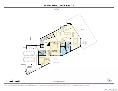 Floorplan - 25 The Pt, Coronado, CA 92118 photo 1 of 1