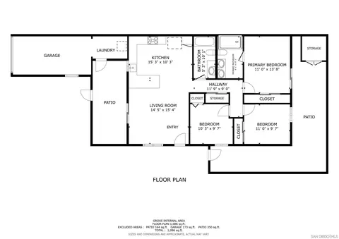 Floorplan - 1769 Red Barn Rd, Encinitas, CA 92024 photo 1 of 1