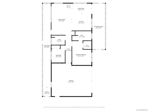 Floorplan - 3258 Pine Hls, Julian, CA 92036 photo 1 of 2