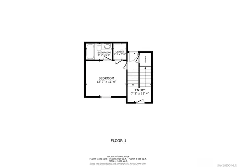Floorplan - 4347 Harbor Way #4, Oceanside, CA 92056 photo 1 of 3