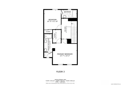 Floorplan - 4347 Harbor Way #4, Oceanside, CA 92056 photo 3 of 3