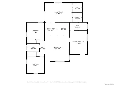 Floorplan - 4541 Culbertson Ave, La Mesa, CA 91942 photo 1 of 1