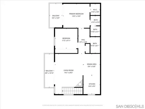 Floorplan - 10180 Palm Glen Dr #53, Santee, CA 92071 photo 2 of 3