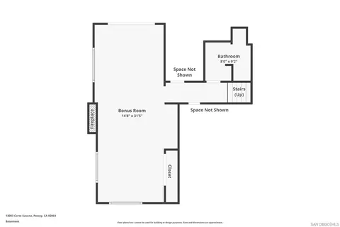 Floorplan - 13003 Corte Susana, Poway, CA 92064 photo 2 of 4
