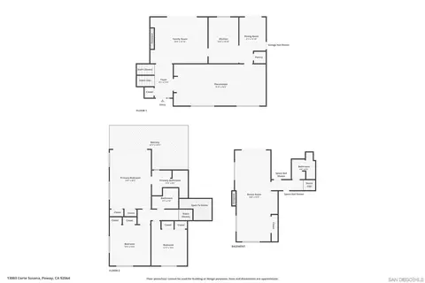Floorplan - 13003 Corte Susana, Poway, CA 92064 photo 1 of 4