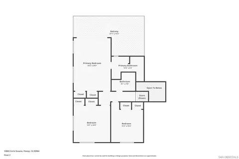 Floorplan - 13003 Corte Susana, Poway, CA 92064 photo 4 of 4