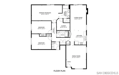 Floorplan - 9942 Theresa Ln, Santee, CA 92071 photo 1 of 1