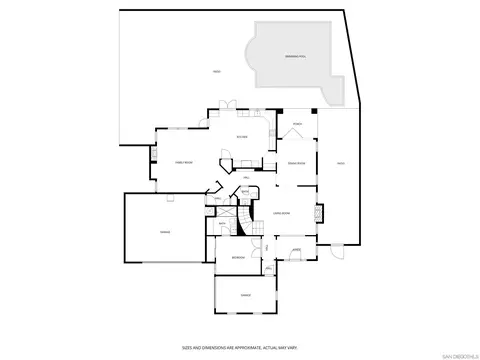 Floorplan - 2887 Corte Morera, Carlsbad, CA 92009 photo 1 of 3