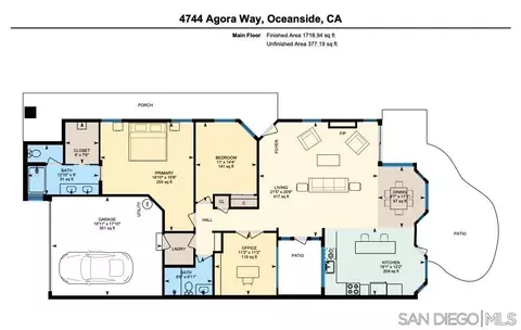 Floorplan - 4744 Agora Way, Oceanside, CA 92056 photo 1 of 1