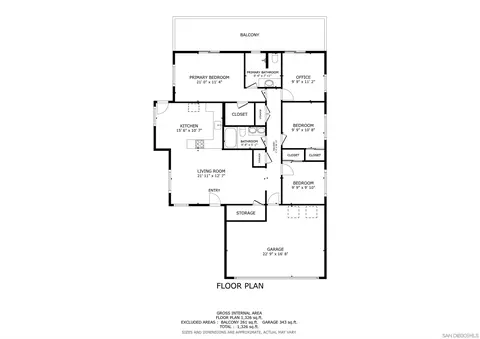 Floorplan - 1410 San Bernardino Ave, Spring Valley, CA 91977 photo 1 of 1