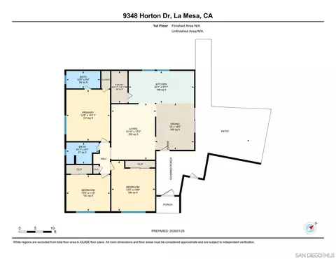 Floorplan - 9348 Horton Dr, La Mesa, CA 91942 photo 1 of 1