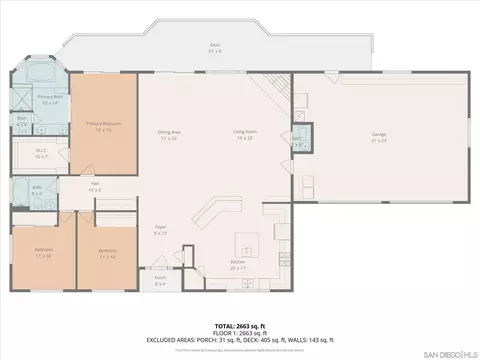 Floorplan - 1714 Foss Rd, Alpine, CA 91901 photo 1 of 2