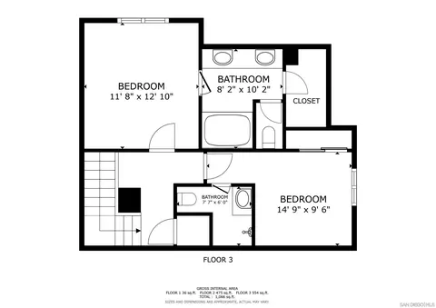 Floorplan - 5074 Cascade Way #102, Oceanside, CA 92057 photo 3 of 3