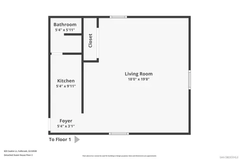 Floorplan - 820 Cookie Ln, Fallbrook, CA 92028 photo 2 of 2