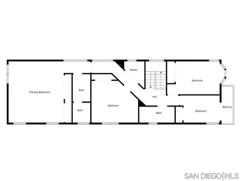 Floorplan - 868 A Ave, Coronado, CA 92118 photo 1 of 3