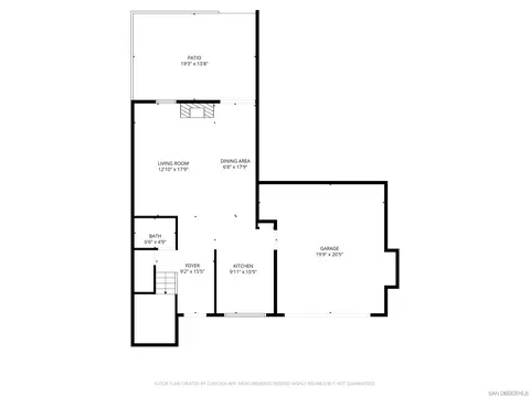 Floorplan - 3003 Orleans E, San Diego, CA 92110 photo 2 of 3