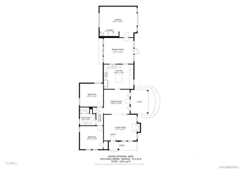 Floorplan - 4363 Harvard Ave, La Mesa, CA 91942 photo 1 of 1