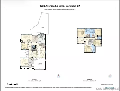 Floorplan - 3224 Avenida La Cima, Carlsbad, CA 92009 photo 1 of 1