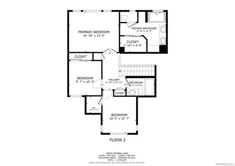 Floorplan - 2082 Fairhope Loop, Vista, CA 92081 photo 2 of 2